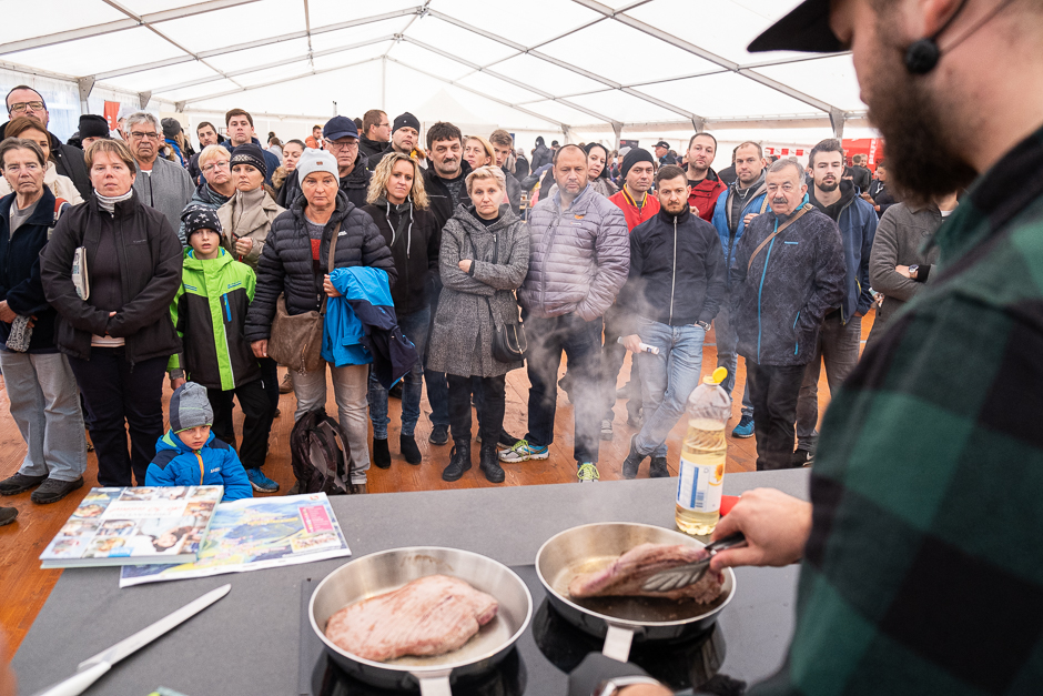 Kuchařská show na Karlovském gastrofestivalu 2019