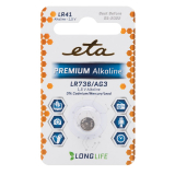 ETA PREMIUM ALKALINE LR41, blistr 1ks