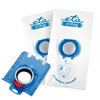 Sáčky do vysavače ETA UNIBAG startovací set č. 8 9900 68070 - 1 x adaptér + 2 x sáček 3 l bílý/modrý