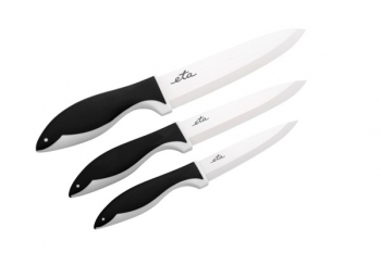 Sada kuchyňských nožů ETA keramické nože 3 ks černá