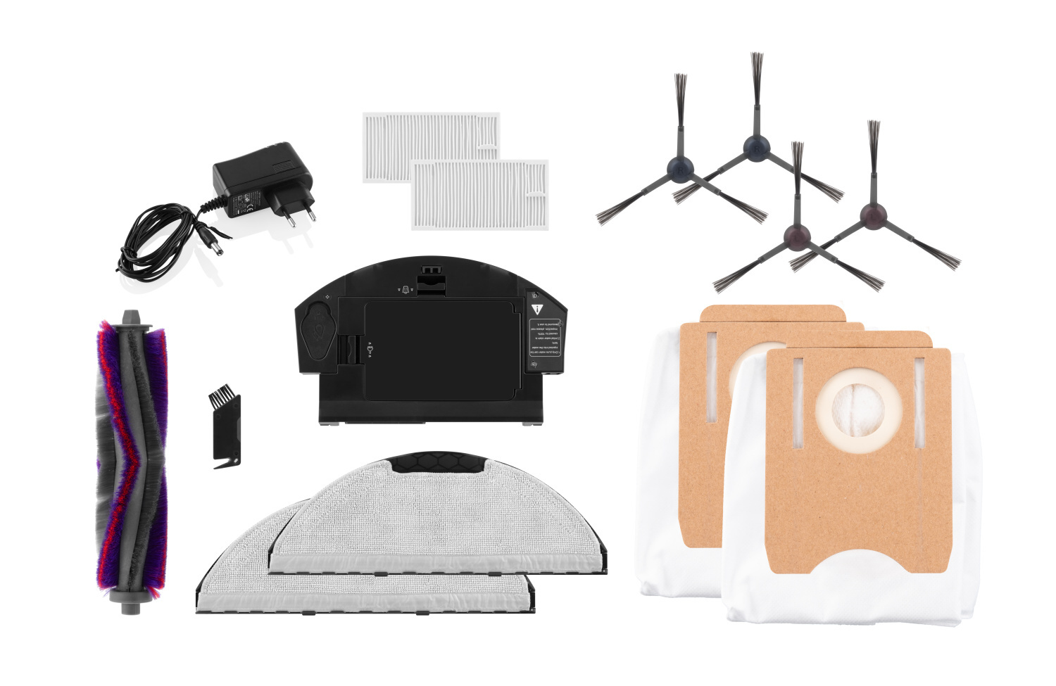 Vervangende reserveonderdelen kit voor Obode A8 Plus voor ETA voor Aurum PRO 6241 Stofzuiger, Zijborstel Filter Mop Doek Stofzak, Robot Stofzuiger Onderdelen (A