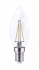 Žárovka LED ETA RETRO LEDka svíčka, 4W, E14, teplá bílá průhledná
