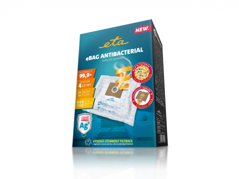 Sáčky do vysavače ETA eBag Antibacterial 9600 68020