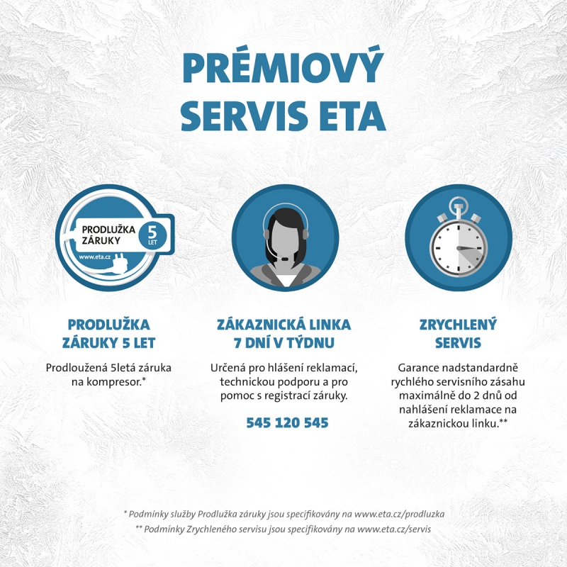 Chladnička s mrazničkou ETA 3362 90010C