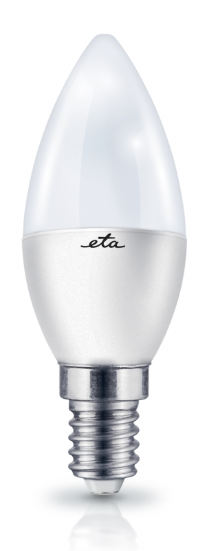 Žárovka LED ETA EKO LEDka svíčka 4W, E14, teplá bílá
