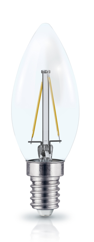 Žárovka LED ETA RETRO LEDka svíčka filament 6W, E27, teplá bílá