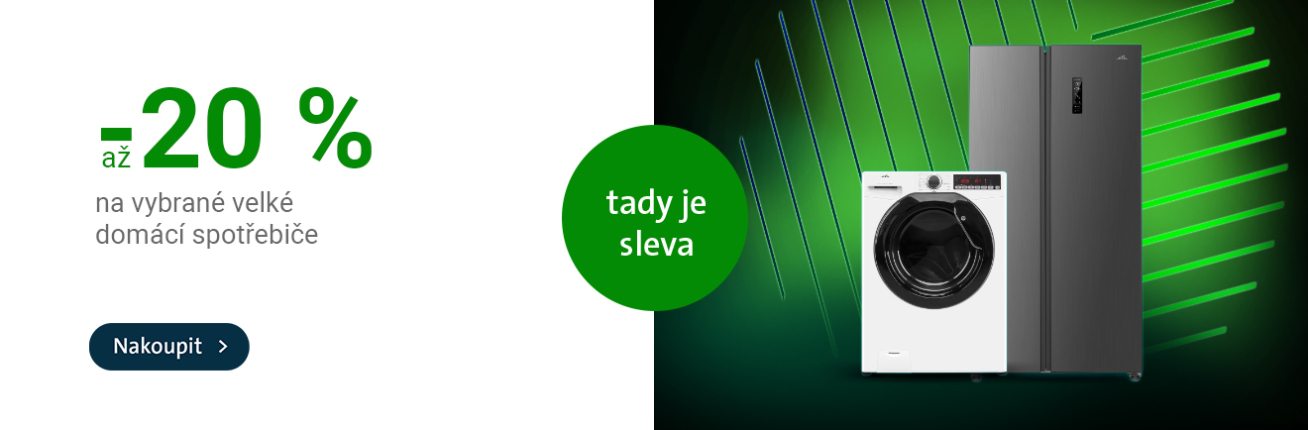 HP_Až -20 % na vybrané velké domácí spotřebiče_07/25