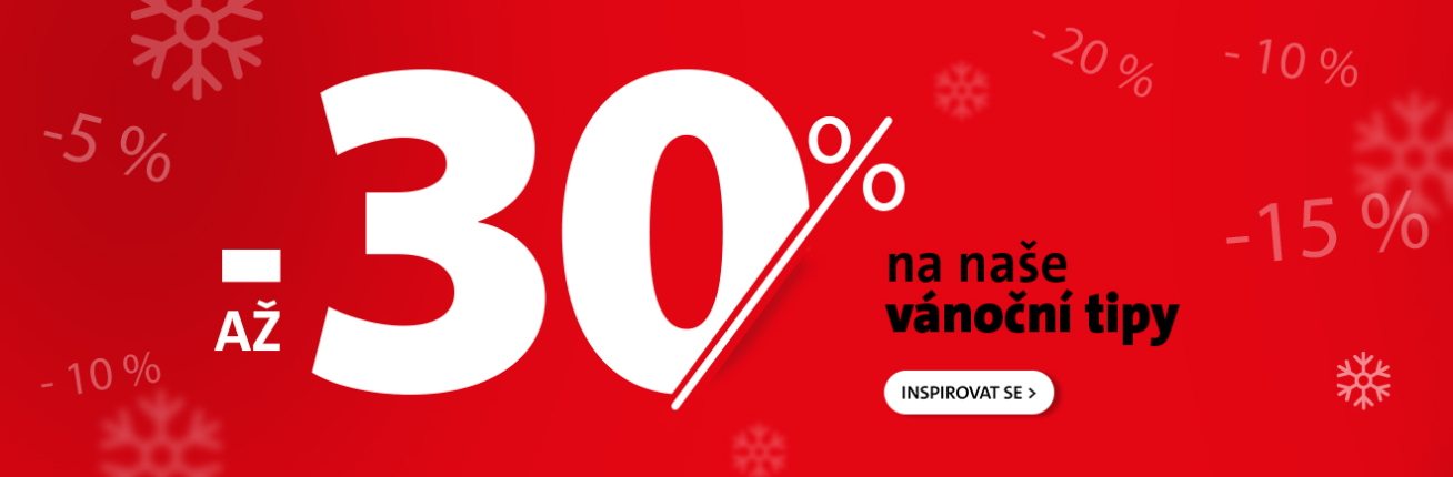 HP_Až -30 % na naše vánoční tipy 12/2025