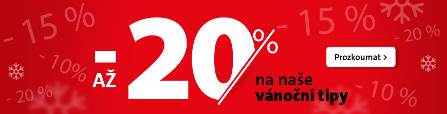 až 20 % na naše vánoční tipy