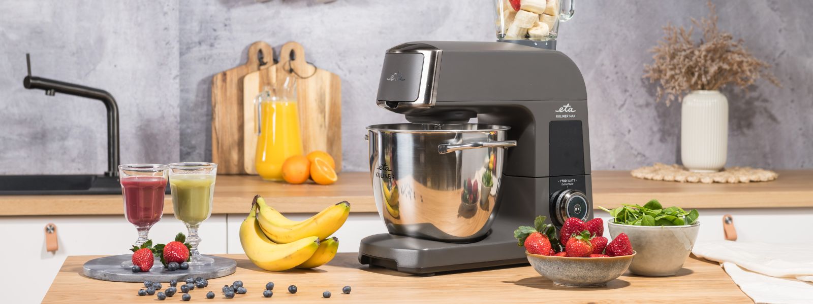 Jak využít příslušenství k robotu ETA Gratus Kuliner při zpracování letní úrody?