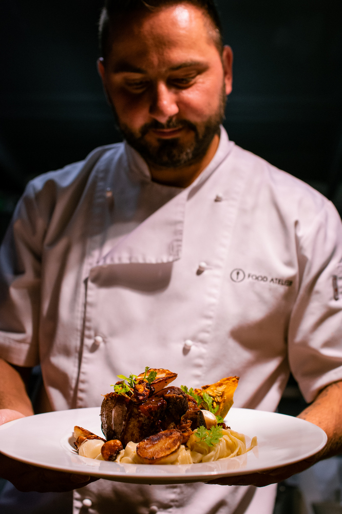 David Valíček a pečené hovězí žebro s dýní