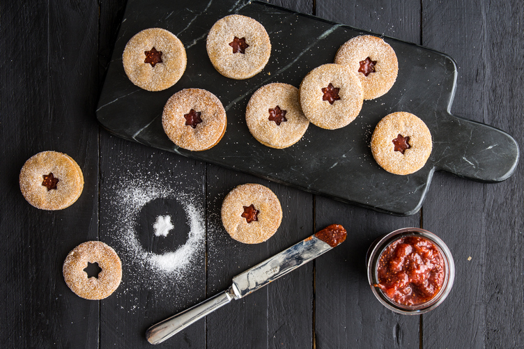 Špaldová linecká kolečka